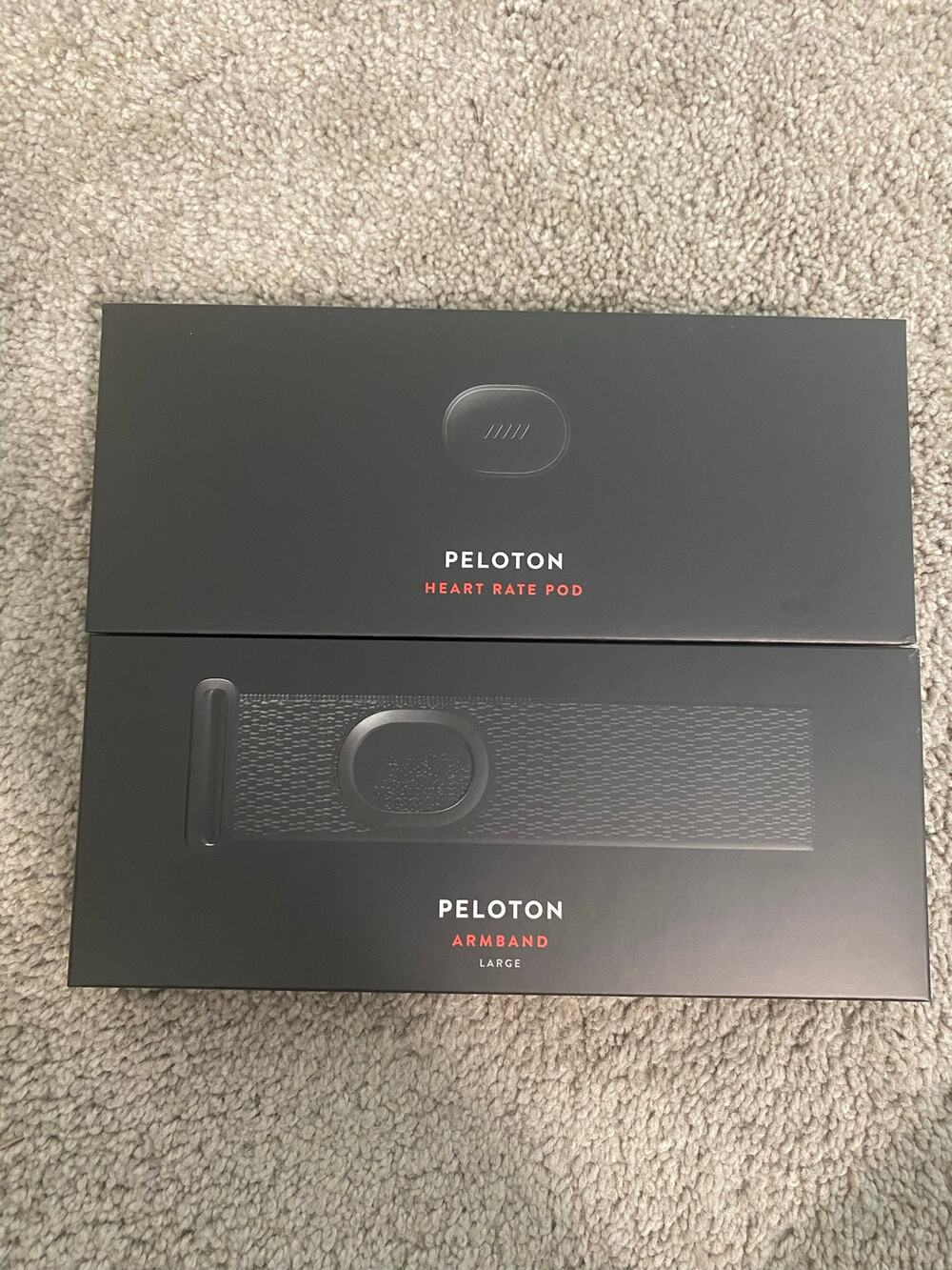 Peloton Heart Rate Band Monitor with Large Armband Black New in Box